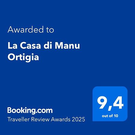 La Casa Di Manu Ortigia Villa Syracuse Ngoại thất bức ảnh